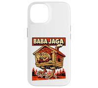 Custodia per iPhone 14 Baba Jaga - Gambe di pollo della casa della foresta del folklore della strega slava