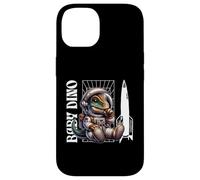 Custodia per iPhone 14 Baby Roar Astronaut Dinosaur Dino Space Cosmic Galactic Art