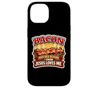 Custodia per iPhone 14 Bacon Un altro motivo per cui so che Gesù mi ama Christian Keto