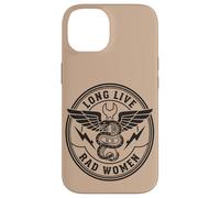 Custodia per iPhone 14 Bad Women Snake Pugnale Vintage Rebel Grafica