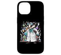 Custodia per iPhone 14 Badger Scienziato Laboratorio Mascotte Grafica