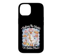 Custodia per iPhone 14 Baking The World A Better Place Cute Goose Pun Bake Design