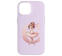 Custodia per iPhone 14 Ballerina Ragazza Danza Nome Prima Lettera C Ragazza Tutu Ballet