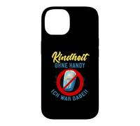 Custodia per iPhone 14 Bambinità senza cellulare Ich war hier