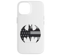 Custodia per iPhone 14 Bandiera Batman Emblema US Union Gotham Night Icon tema