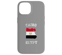 Custodia per iPhone 14 Bandiera dell'Egitto Distressed Cairo Pride