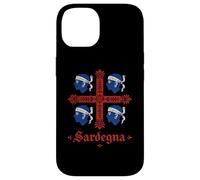 Custodia per iPhone 14 Bandiera Sardegna Quattro Mori Sardegna Orgoglio Italia Design