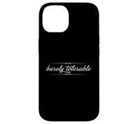 Custodia per iPhone 14 BARELY TOLERABLE Jane Austen Orgoglio & Pregiudizio Citazione Meme