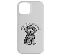 Custodia per iPhone 14 Barktastic Adventures Await, simpatico cucciolo di cane, cartone animato