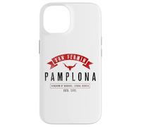 Custodia per iPhone 14 Basque: Pamplona Shirt/San Fermin
