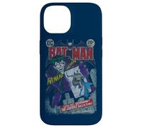 Custodia per iPhone 14 Batman #251 Distressed Laughing Joker