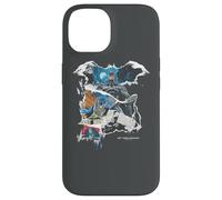 Custodia per iPhone 14 Batman 80th Anniversary Collage