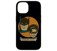 Custodia per iPhone 14 Batman and Robin Dynamic Duo