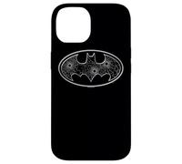 Custodia per iPhone 14 Batman Glass Hole Logo
