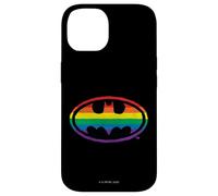 Custodia per iPhone 14 Batman Pride Rainbow Logo