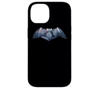 Custodia per iPhone 14 Batman v Superman Plated Bat Logo