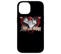 Custodia per iPhone 14 Batman v Superman This Means War