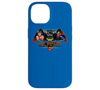 Custodia per iPhone 14 Batman v Superman Together We Fight