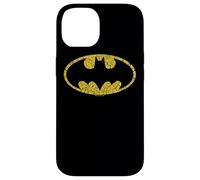 Custodia per iPhone 14 Batman Word Logo