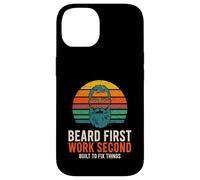 Custodia per iPhone 14 Beard First Work Second Built To Fix Things Mechanic