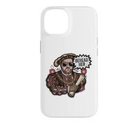 Custodia per iPhone 14 Behead Her King Enrico VIII Divertente Tudor Storia Grafico