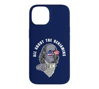 Custodia per iPhone 14 Ben Franklin divertente Tutto sui Benjamins