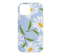 Custodia per iPhone 14 Bianco Daisy Floral Pattern Primavera Fiore Giardino