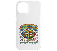 Custodia per iPhone 14 Big Sisters Fight Too Autism Awareness Puzzle Labbra