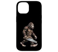Custodia per iPhone 14 Bigfoot - Sega manuale per carpentiere Sasquatch, lavorazione del legno