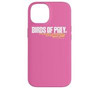 Custodia per iPhone 14 Birds of Prey White and Yellow Horizontal Logo