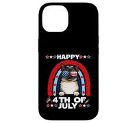 Custodia per iPhone 14 Birman Cat Happy 4th Of July Patriotic American Cats Lovers