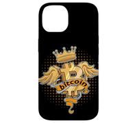Custodia per iPhone 14 Bitcoin è King, BTC simbolo cripto e bitcoin