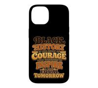 Custodia per iPhone 14 Black History è la storia del coraggio Melanin Pride