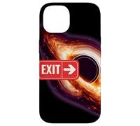 Custodia per iPhone 14 Black Holes Exit - Maglietta con scritta "Fun Space Physics Science"