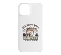 Custodia per iPhone 14 Blackfoot River Montana Pesca a Mosca