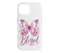 Custodia per iPhone 14 BLESSED - Women's Christian Faith Jeremiah 17:7 Bible-Based