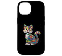 Custodia per iPhone 14 Blocchi da costruzione per bambini Master Builder Cat Brick Builder