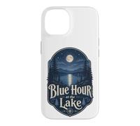 Custodia per iPhone 14 Blue Hour at the Lake Badge Lakecore Estetica
