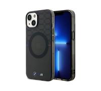 BMW BMHMP14SHGPK - Custodia per iPhone 14 6.1", motivo grigio