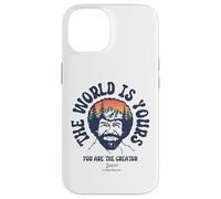 Custodia per iPhone 14 Bob Ross The World Is Yours
