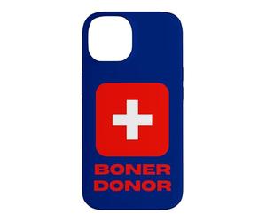 Custodia per iPhone 14 Boner Donor Life Guard Cross Saving vite con umorismo