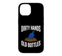 Custodia per iPhone 14 Bottle Digging Dirty Hands Old Bottles Antique Hunting
