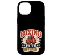 Custodia per iPhone 14 Boxing Hits Different Vintage