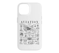 Custodia per iPhone 14 Brevetto aereo pilota aeroplano Wright Brothers