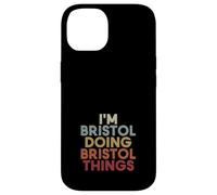 Custodia per iPhone 14 Bristol Name Bristol Personalized Name First Given