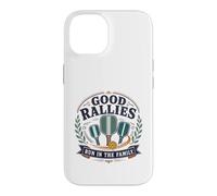 Custodia per iPhone 14 Buoni Rally Run In Il Famiglia Pickleball Vintage