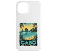 Custodia per iPhone 14 Cabo San Lucas Messico - Vacanza al mare retrò vacanze di primavera