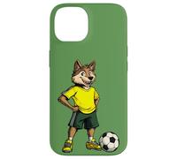 Custodia per iPhone 14 Calciatore Wolf