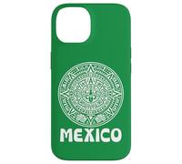 Custodia per iPhone 14 Calendario azteco Futbol Messico Soccer Fan Mexican Pride 2026