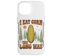 Custodia per iPhone 14 Camicia imbarazzante divertente inappropriato mangiare mais lungo la strada